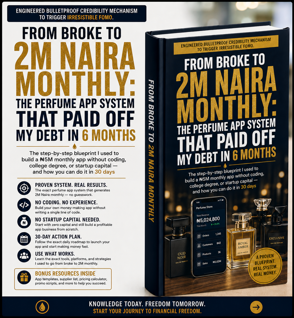 From Broke to 2M Naira Monthly — Ebook Cover